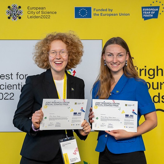 Two winners of the EUCYS 2022