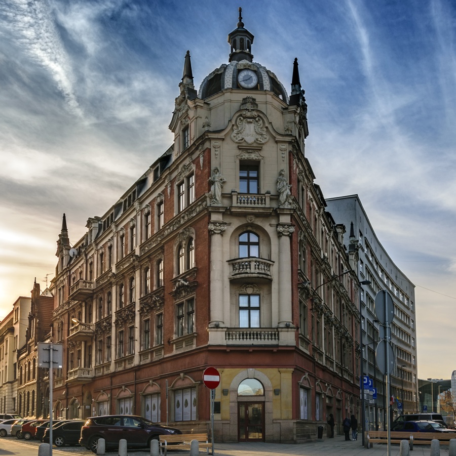 An old building in Katowice